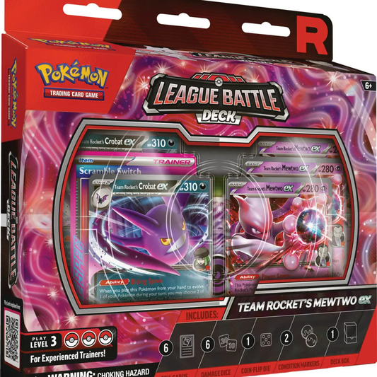 [PREVENTA 12/12/2025] Team Rocket's Mewtwo Ex - League Battle Deck – Español