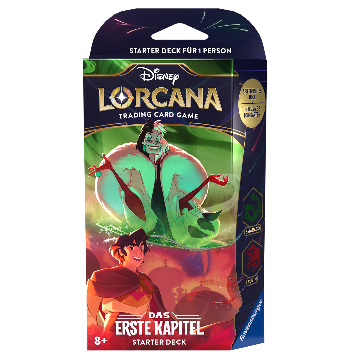 Lorcana - The First Chapter Starter Deck Emerald & Ruby (Caja con detalle)