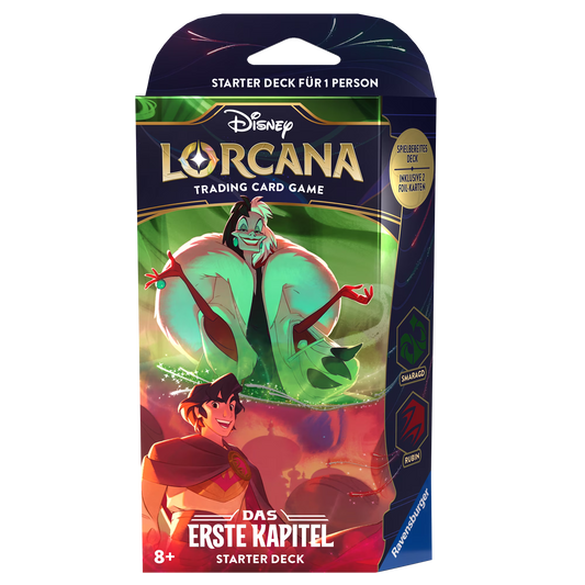Lorcana - The First Chapter Starter Deck Emerald & Ruby (Caja con detalle)