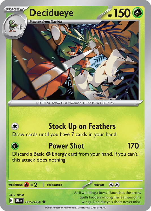 Decidueye - 005/064 - Uncommon