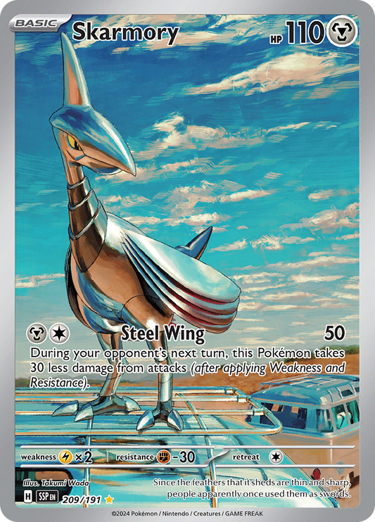 Skarmory - 209/191 - Illustration Rare