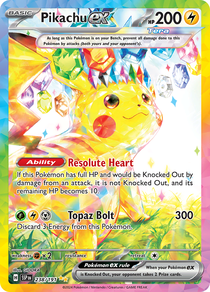 Pikachu ex - 238/191 - Special Illustration Rare