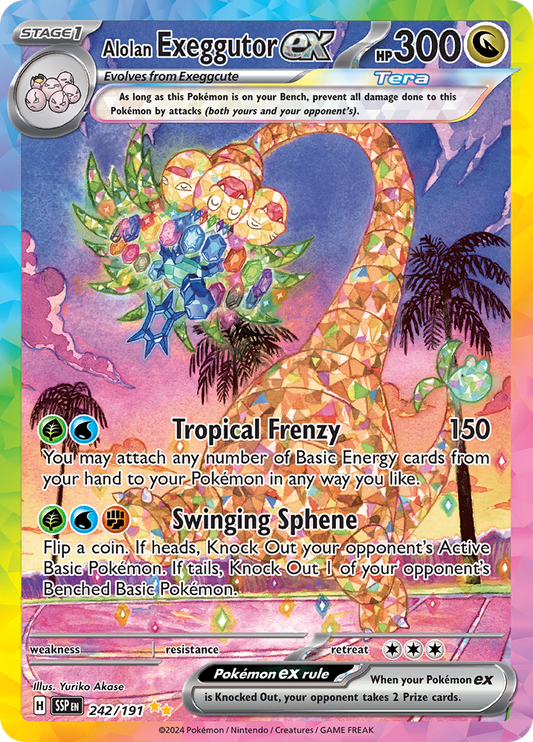 Alolan Exeggutor ex - 242/191 - Special Illustration Rare