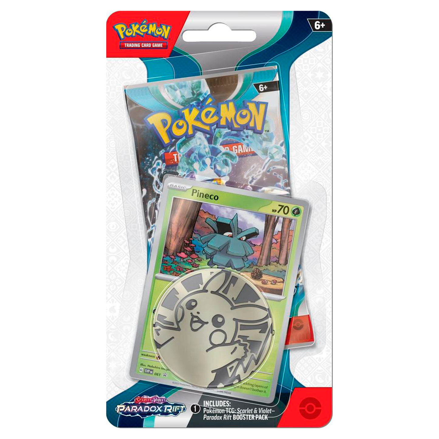 Pokémon TCG: Paradox Rift - Checklane Blister (Pineco) - Inglés