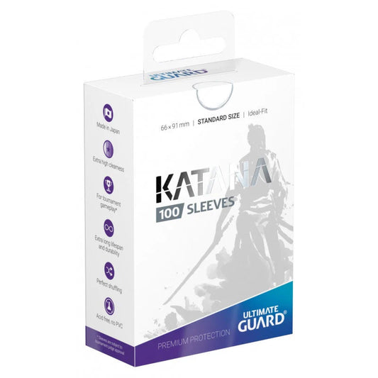 ULTIMATE GUARD - KATANA SLEEVES - STANDARD SIZE - 100 Protectores (White)