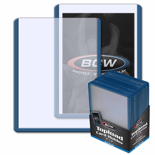 3x4 TOPLOAD CARD HOLDER - PACK 25 UNIDADES - BLUE