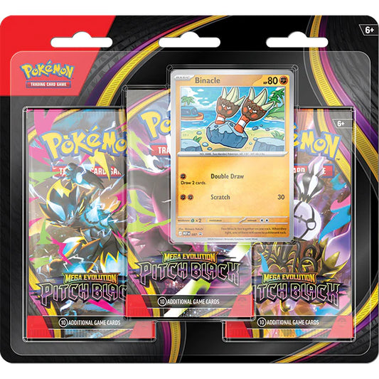 [PREVENTA 17/07/26] Mega Evolution Pitch Black- 3 Pack Blister - Inglés