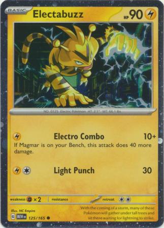 Electabuzz - 125/165 -Galaxy Holo Promo