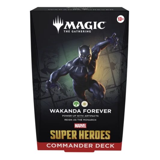 [PREVENTA 26/06/2026] Magic the Gathering: Marvel Super Heroes Commander Deck - Wakanda Forever - INGLÉS