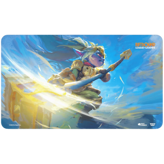 Playmat: Riftbound- Unleashed- Poppy,  Keeper of the Hammer