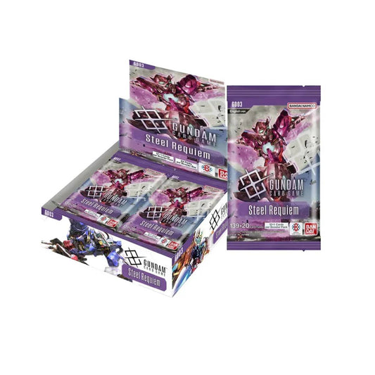 Gundam Card Game: Steel Requiem booster box - Inglés