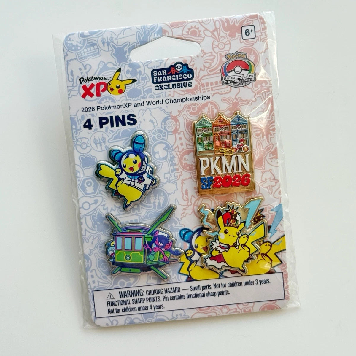 Pokémon XP 2026 SF - 4 PIN SET