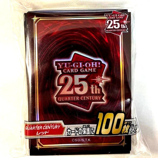 Duelist Card Protector - 25th Quarter Century Red