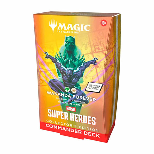 Magic the Gathering: Marvel Super Heroes Commander Collector Deck (WAKANDA FOREVER) - INGLÉS