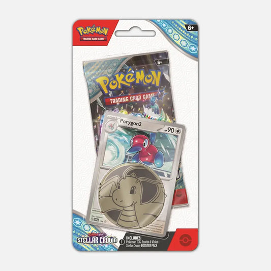 Scarlet & Violet: Stellar Crown - Coin Blister - Inglés (Porygon2)