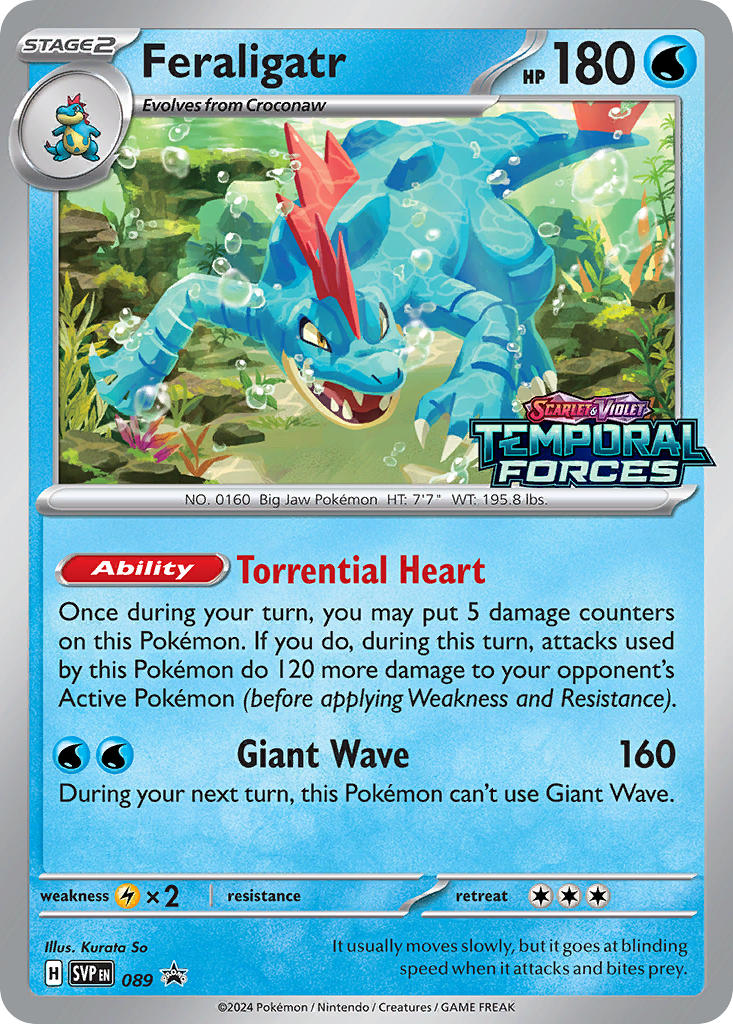 Feraligatr - SVP089 - Prerelease Promo