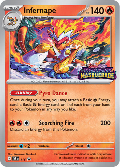 Infernape - SVP116 - Prerelease Promo (Español)