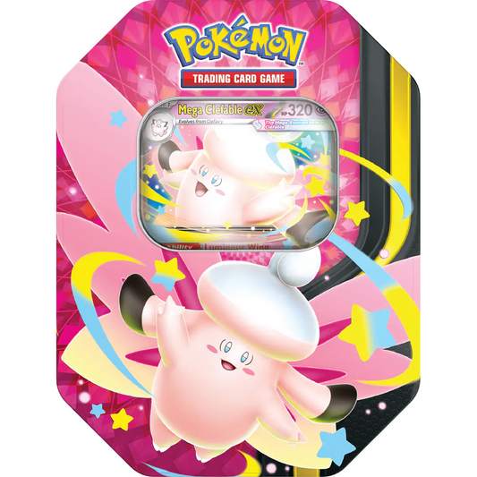 Pokémon: Mega Moonlit Tin (MEGA CLEFABLE) - Inglés