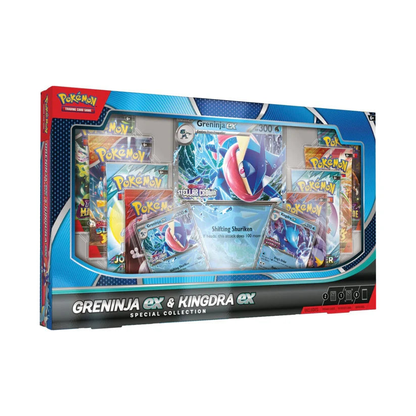 Pokemon TCG: Greninja ex & Kingdra ex Premium Collection - Inglés