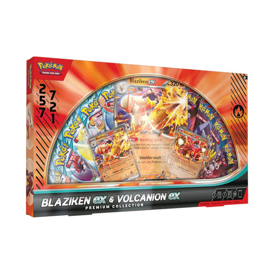 Pokemon TCG: Blaziken ex & Volcanion ex Premium Collection - Inglés